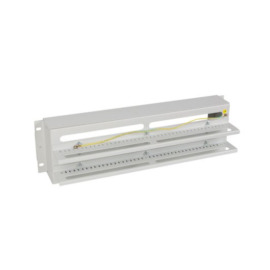 Armario de Distribución Lanberg AK-VDP103-S 3U 19" Acero Gris RAL7035 Cableado y Organización Profesional