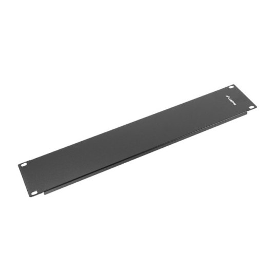 Panel ciego Lanberg AK-1402-B 2U 19" Metal Negro RAL9004 1 Pieza