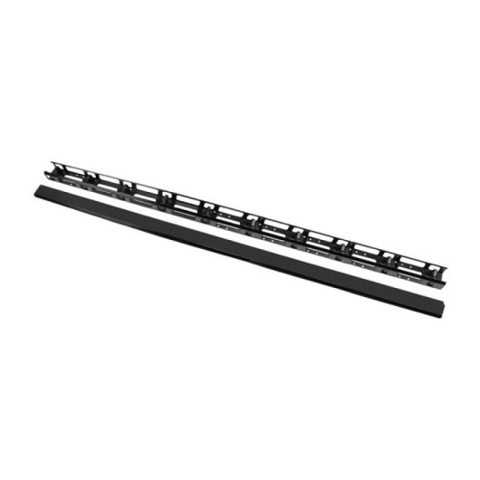Kabelmanagement Panel Lanberg AK-1211-B Stahl Schwarz 2 Stück 9 kg