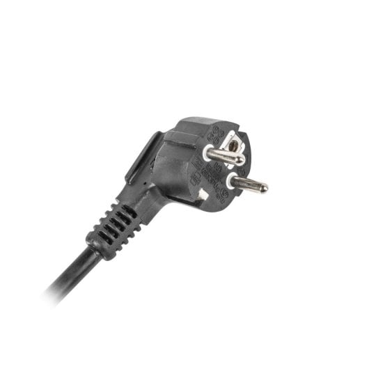Lanberg PDU-03E-0200-BK 1U Régua 3 Saídas Tipo-E com Proteção Contra Sobretensão 2m