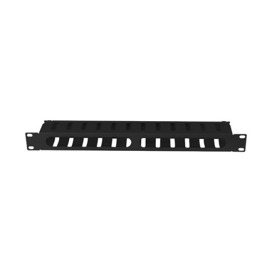 Canaleta Lanberg AK-1704-B 1U Métal Noir 482.5mm pour Rack 19"