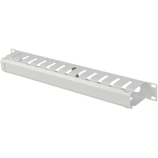 Organizador de cables 1U Lanberg AK-1704-S acero 19" gris RAL7035 rack accesorios