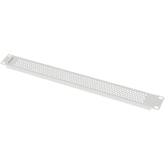 Panel Ciego Perforado Lanberg AK-1411-S 1U 19" Acero Gris RAL7035 M6 Tornillos