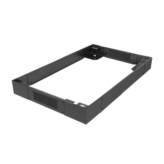 Peana para rack Lanberg CK01-68-B 600x800mm acero negro RAL9004 para armario 19"
