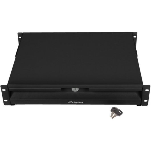 Cassetto Lanberg AK-2001-B 19" Nero RAL9004 2U Acciaio 90 kg Cassetto Lanberg AK-2001-B 19" Nero RAL9004 2U Acciaio 90 kg