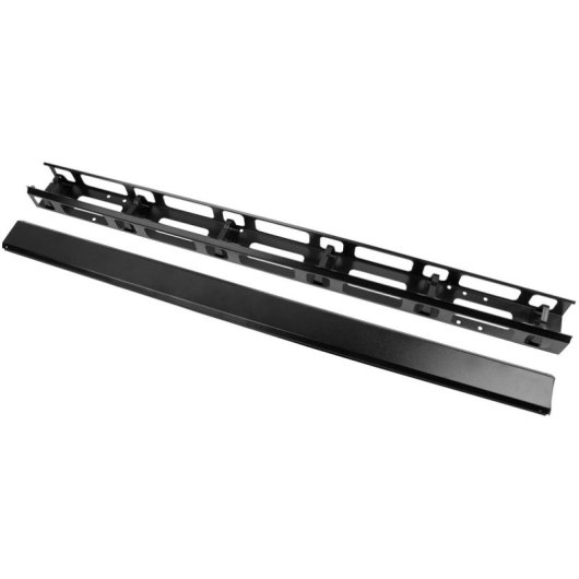 Panel de Gestión de Cables Vertical 22U Lanberg AK-1212-B Set 2 Piezas Negro para Rack 19" 800mm