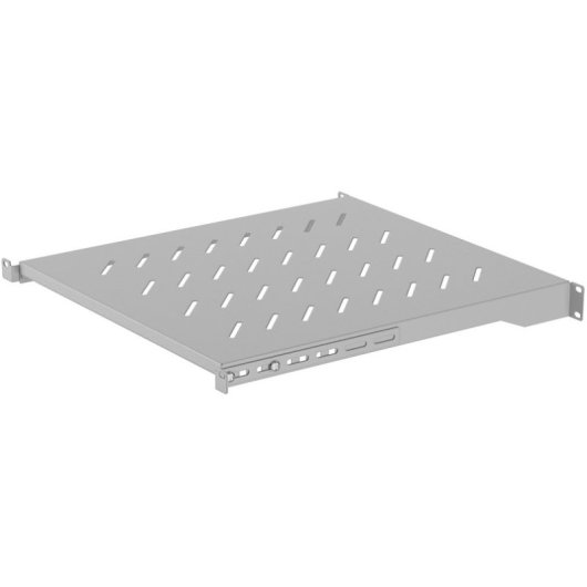 Estante fijo 1U Lanberg AK-1005-S para armario rack 19" 800mm acero gris 25kg