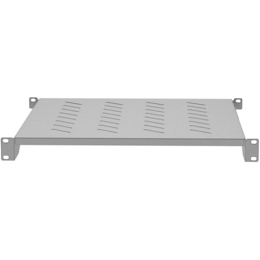 Estante fijo 1U Lanberg AK-1005-S para armario rack 19" 800mm acero gris 25kg