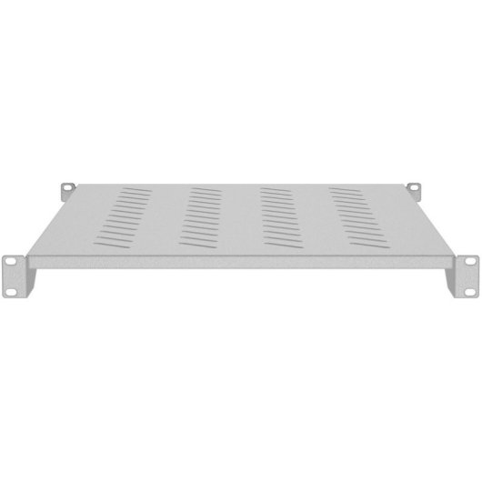Estante 1U Lanberg AK-1010-S para armario rack 19" 700mm 25kg gris RAL7035