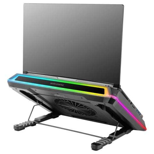Mars Gaming MNBC-Ultra Cooling Base e Suporte para Portáteis até 18" RGB 5 Posições Preto