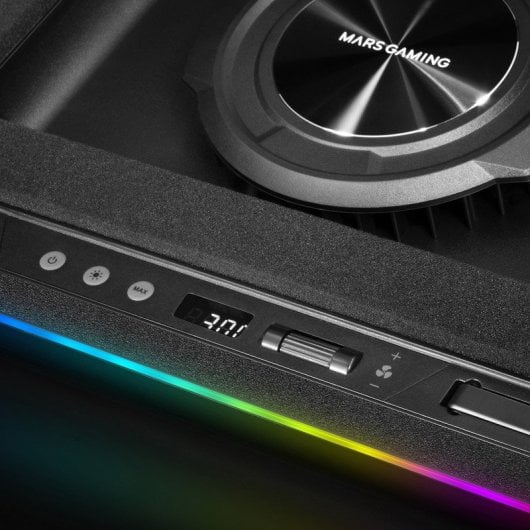 Mars Gaming MNBC-Ultra Cooling Base e Suporte para Portáteis até 18" RGB 5 Posições Preto