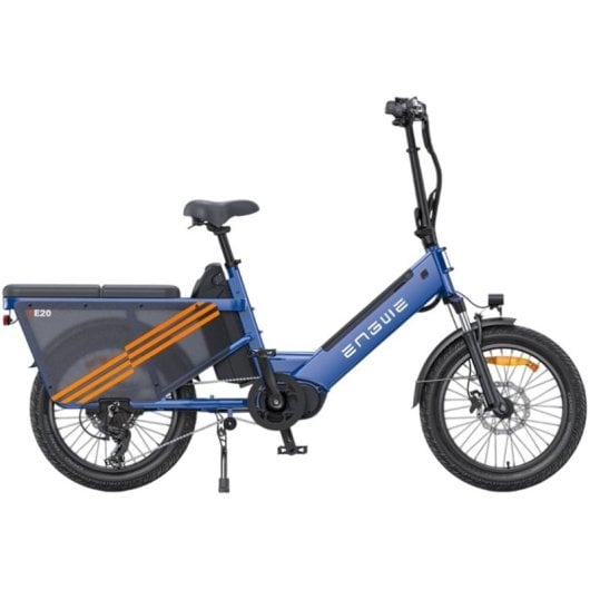 Bicicleta eléctrica ENGWE LE20 250W 20" doble batería 48V38.4AH frenos hidráulicos azul