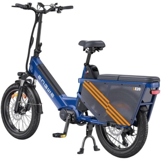 Bicicleta eléctrica ENGWE LE20 250W 20" doble batería 48V38.4AH frenos hidráulicos azul