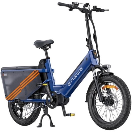 Bicicleta eléctrica ENGWE LE20 250W 20" doble batería 48V38.4AH frenos hidráulicos azul