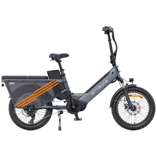 Vélo électrique ENGWE LE20 250 W 48 V 19,2 Ah avec freins hydrauliques et application Gris