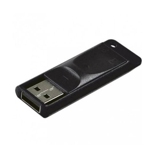 Memoria USB Verbatim Slider 32GB USB 2.0 Negro mecanismo retráctil