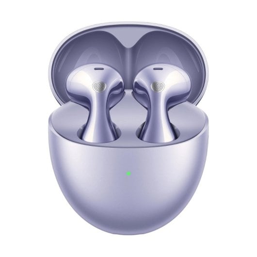 Auriculares Huawei inalámbricos Bluetooth con Cancelación de Ruido, Micrófono y color púrpura