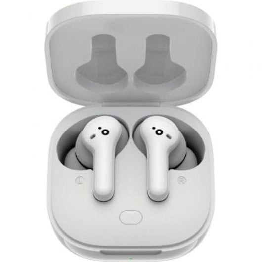Auriculares Sunstech inalámbricos Bluetooth 5.1 con cancelación de ruido y resistencia IPX5 blancos