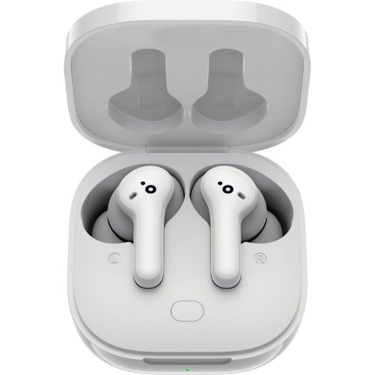Auriculares Sunstech inalámbricos Bluetooth 5.1 con cancelación de ruido y resistencia IPX5 blancos