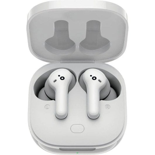 Auriculares Sunstech inalámbricos Bluetooth 5.1 con cancelación de ruido y resistencia IPX5 blancos