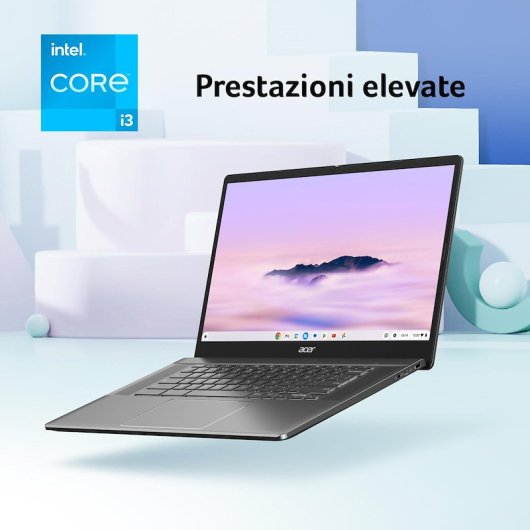 Acer Chromebook Plus 515 CB515-2H-34ZU Intel Core i3-1215U 8GB 256GB SSD 15.6" IPS Teclado Italiano