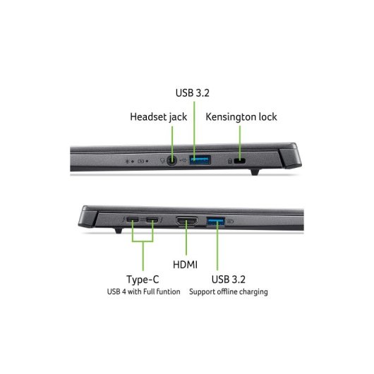 Portátil Acer Aspire 14 AI A14-52M-740X Intel Core Ultra 7 16GB 512GB SSD 14" OLED