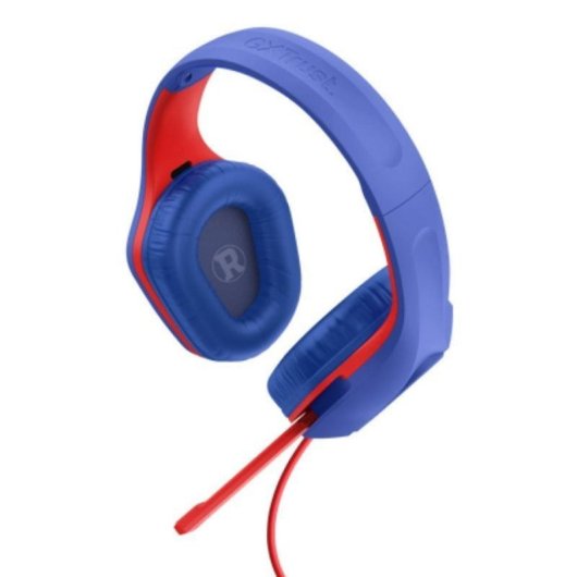 Auriculares Trust GXT 415SM Zirox Kabelgebundenes Gaming Headset 20-20000 Hz Blau Rot