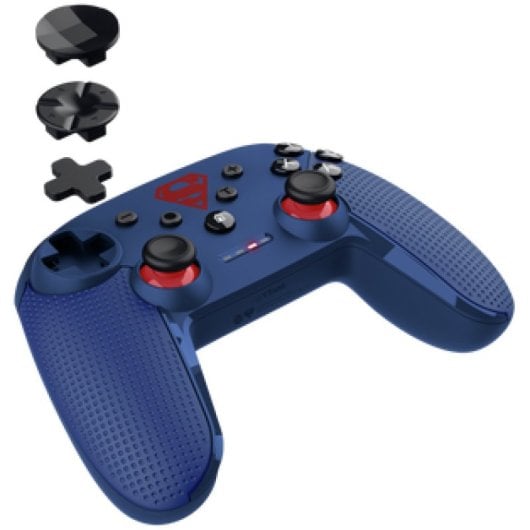 Trust Gaming GXT 542SM Mutate Superman Comando sem fios com ligação tripla e multiplataforma azul