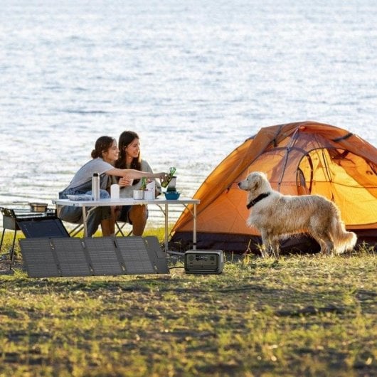 Station d’énergie EcoFlow WAVE 3 6100 BTU 2 ports AC Batterie intégrée Contrôle Wi-Fi et Bluetooth Chauffage et Refroidissement Monobloc Portable