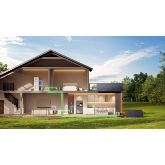 Estação de energia Ecoflow Stream Pro 800 W 1,92 kWh preta