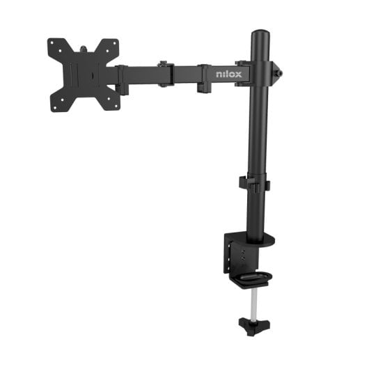 Nilox Soporte de Brazo para un Monitor de hasta 32" Max 8Kg VESA 100x100/75x75 Negro