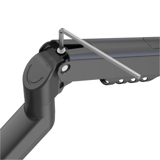 Nilox Soporte de Brazo Artículo de 2 Monitores de 15" a 32" Max 9Kg VESA 100x100/75x75 Negro