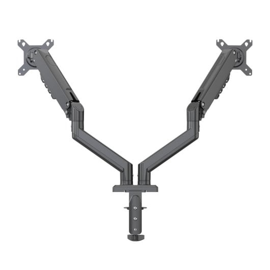 Nilox Soporte de Brazo Artículo de 2 Monitores de 15" a 32" Max 9Kg VESA 100x100/75x75 Negro
