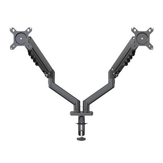 Nilox Soporte de Brazo Artículo de 2 Monitores de 15" a 32" Max 9Kg VESA 100x100/75x75 Negro