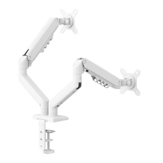 Nilox Soporte Articulado para 2 Monitores Blanco