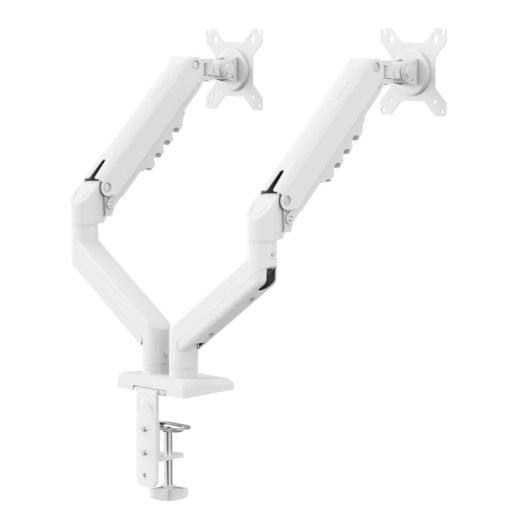Nilox Soporte Articulado para 2 Monitores Blanco