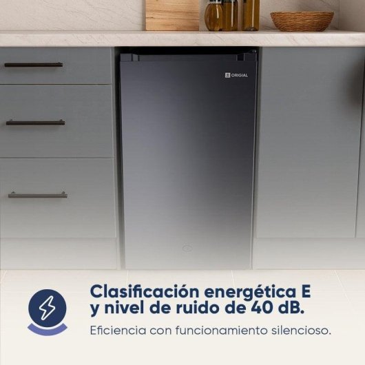 Origial COOL&FREEZE MINI 85 L INOX Frigorífico Bajo Encimera 85 litros E Inox