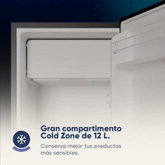 Oirigal COOL&FREEZE MINI 85 L BLACK Frigorífico Bajo Encimera 85 litros E Negro