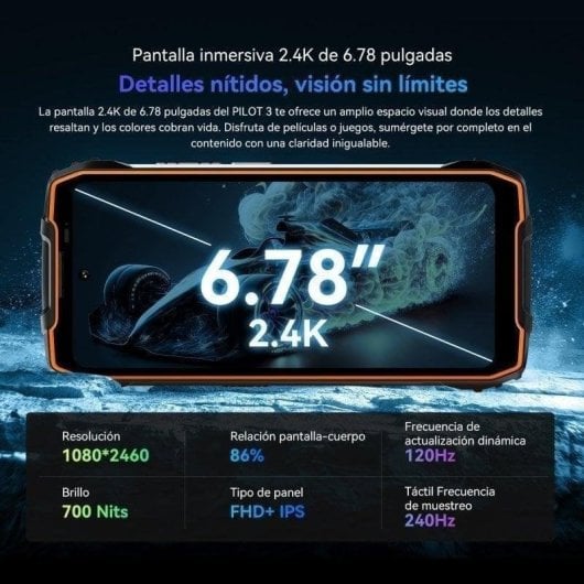 OSCAL Pilot 3 5G 12GB 256GB 6.78" Negro