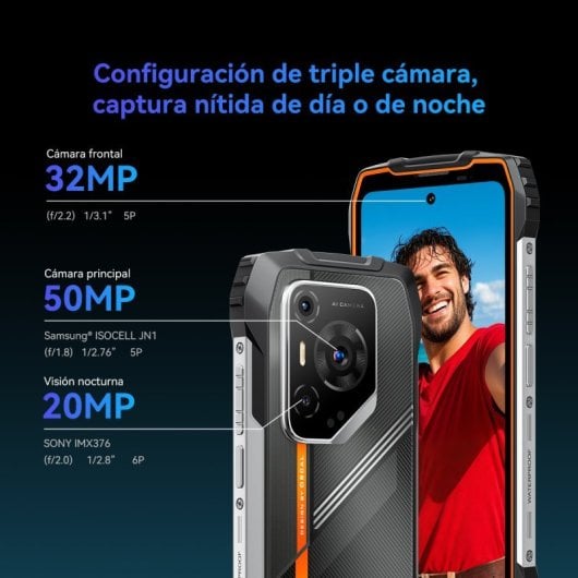 Smartphone OSCAL Pilot 3 12GB 256GB 5G IA Pantalla 2.4K 120Hz 7500mAh