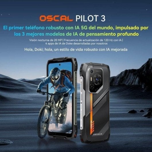 OSCAL Pilot 3 5G 12GB 256GB 6.78" Negro