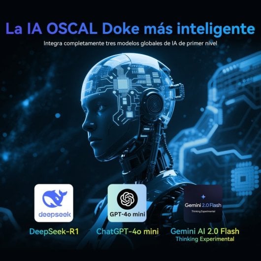 Smartphone OSCAL Pilot 3 12GB 256GB 5G IA Pantalla 2.4K 120Hz 7500mAh