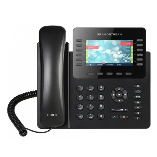 Telefone IP Grandstream GXP2170 12 linhas 48 teclas BLF Bluetooth Gigabit PoE