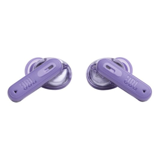 Auriculares JBL Tune Beam 2 Ghost Edition Inalámbricos Bluetooth 5.3 com Cancelamento de Ruído e Cor Malva