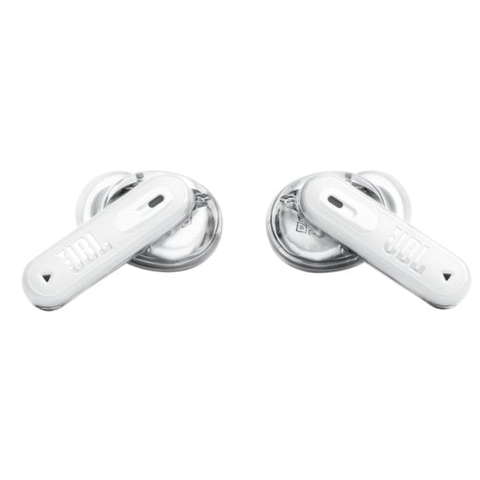 Auriculares JBL inalámbricos Bluetooth 5.3 con Cancelación de Ruido True Wireless Blanco Transparente