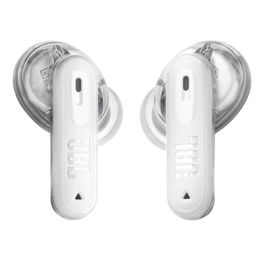 Auriculares JBL inalámbricos Bluetooth 5.3 con Cancelación de Ruido True Wireless Blanco Transparente