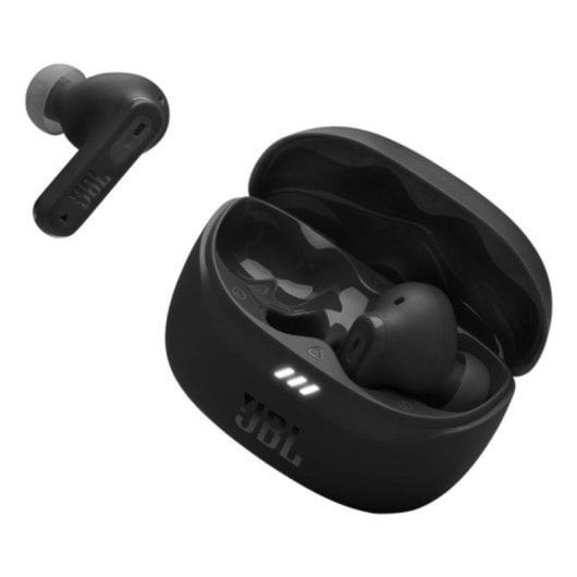 Auricolari JBL Tune Beam 2 wireless Bluetooth 5.3 con Cancellazione Attiva Rumore, True Wireless, Nero