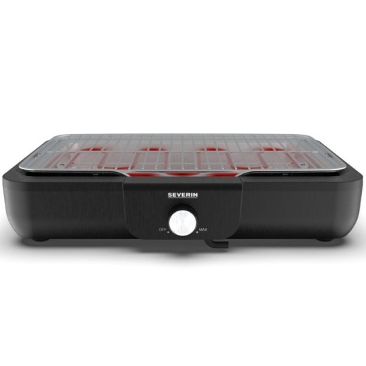 Grill Severin PG 8554 Placas Cerámica Extraíbles 2300W 30x22cm Negro