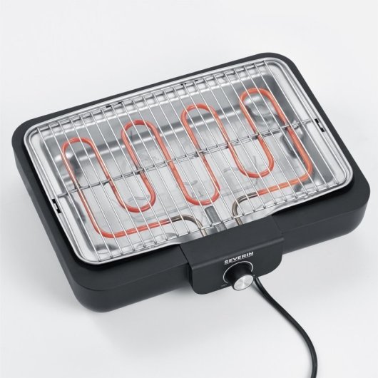 Grill Severin PG 8554 Placas Cerámica Extraíbles 2300W 30x22cm Negro