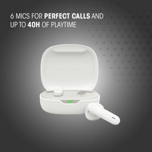 Auriculares JBL Wave Flex 2 inalámbricos bluetooth com microfone preto